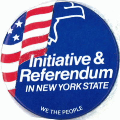 Initiative & Referendum Button